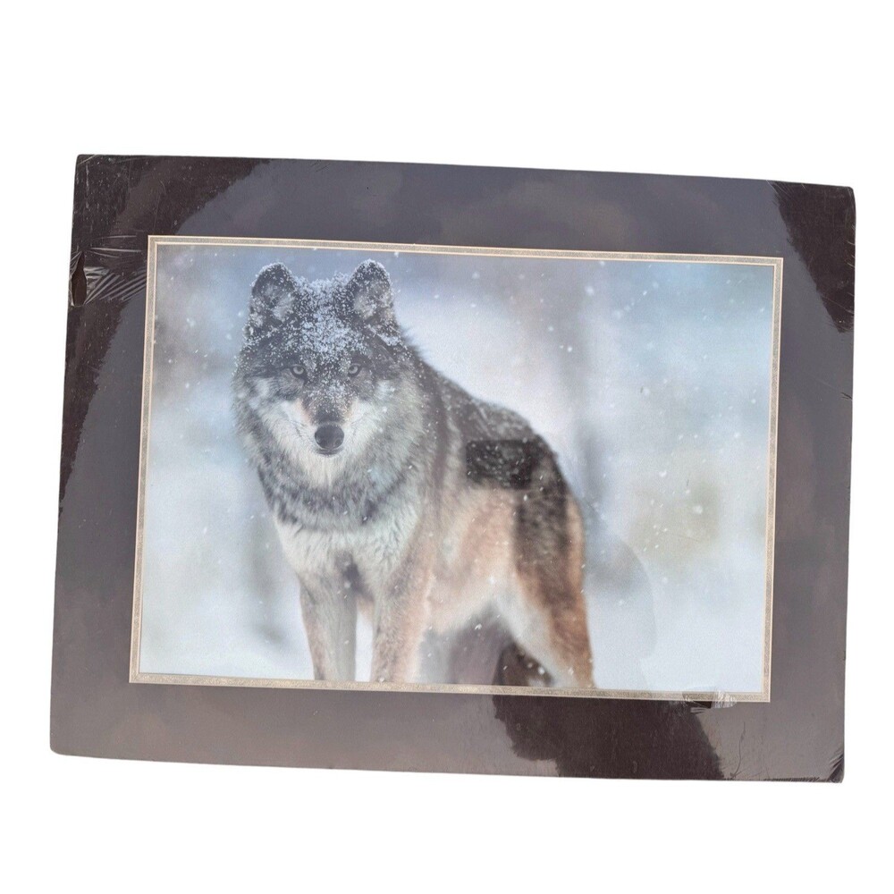 Leaders Of The Pack Wolves Painting  8x10" Unframed